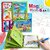 Magic Water Book Animal, Dino and Aqua Theme Unlimited Fun with Drawing Reusable Water Coloring Book Nib Sketch Pens (Set of 4, Multicolor)