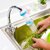 Pack of 2 Magree 360 NOSEL Faucet Nozzle (Push-On) Adjustable Water Spray Head for Kitchen Bathroom Faucets