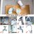 Pack of 2 Magree 360 NOSEL Faucet Nozzle (Push-On) Adjustable Water Spray Head for Kitchen Bathroom Faucets