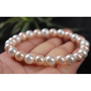 Pearl Bracelet with Natural Pearl Beads Purity and Serenity Elastic Bracelet for Men Women Pearl Bracelet with Natural Pearl Beads Purity and Serenity Elastic Bracelet for Men Women