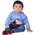 Kid Kupboard Cotton Baby Boys Sweatshirt, Blue, Full-Sleeves, 12-18 Months KIDS6993