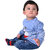 Kid Kupboard Cotton Baby Boys Sweatshirt, Blue, Full-Sleeves, 12-18 Months KIDS6993