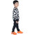 Kid Kupboard Cotton Boys Sweatshirt, Black/White, Full-Sleeves, 6-7 Years KIDS7001