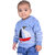 Kid Kupboard Cotton Baby Girls Sweatshirt, Light Blue, Full-Sleeves, 2-3 Years KIDS7012