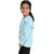 Kid Kupboard Cotton Girls Sweatshirt, Light Blue, Full-Sleeves, 6-7 Years KIDS7035