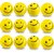 Smiley Soft Ball for Baby, Girls, Kids, Adults (Pack of 12) Stress Relief Toy  Non Toxic Toy (Pack of 12)