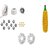 Acupressure Star Magnet 10, Byol Magnet 10, 6 Star Magnet 10, 2 Paper Tape and 1 Wooden Karela Massager.