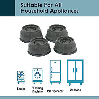                       Alligator Hub Washer Dryer Anti Vibration Pad with Suction Cup Feet, Fridge Washing Machine Feet Pads Leveling Feet Ant                                              