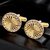 18k Gold Plated Sleeve Button Formal Cuff Shirt Button Blazer Cufflinks for Men