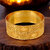 18k One Gram Gold Plated Traditional Designer Pack of 2 Bangle Set For Women