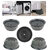 Alligator Hub Washer Dryer Anti Vibration Pad with Suction Cup Feet, Fridge Washing Machine Feet Pads Leveling Feet Ant