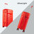 Timus Sunlite 58cm Small Hard-Sided Cabin Luggage Bag with TSA Lock  360 Rotating Wheels(Red)
