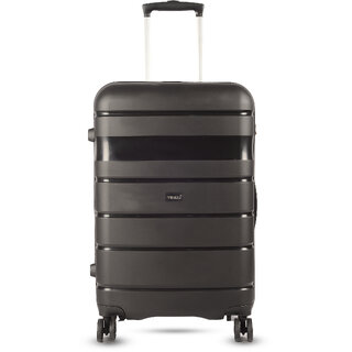 Timus Sunlite 78cm Large Hard-Sided Check-In Luggage Bag with TSA Lock 360 Rotating Wheels(Black) Timus Sunlite 78cm Large Hard-Sided Check-In Luggage Bag with TSA Lock 360 Rotating Wheels(Black)