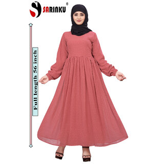                       New Design Fancy Embelished Heavy Georgette Abaya                                              