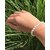 Pearl Bracelet with Natural Pearl Beads Purity and Serenity Elastic Bracelet for Men Women
