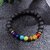 Seven Chakra Beads Bracelet with Natural Beads for Energy of 7 Chakra Planet for Men and Women
