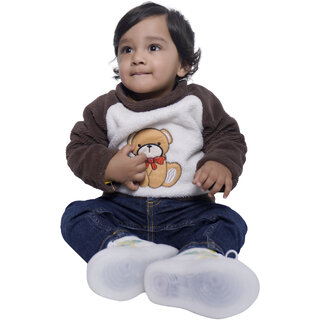 Kid Kupboard Cotton Baby Boys Sweatshirt, Multicolor, Full-Sleeves, 12-18 Months KIDS7100
