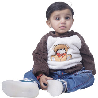 Kid Kupboard Cotton Baby Boys Sweatshirt, Multicolor, Full-Sleeves, 12-18 Months KIDS7106