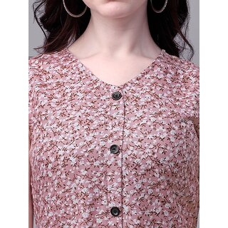 Elegant Women Parnavi Women A-Line Pink Dress 2025 at ShopCircuit | ONDC