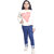 Kid Kupboard Cotton Girls Sweatshirt, White, Full-Sleeves, 7-8 Years KIDS7139
