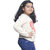 Kid Kupboard Cotton Girls Sweatshirt, White, Full-Sleeves, 7-8 Years KIDS7139