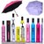 Layer Folding Portable Umbrellas with Bottle Cover for UV Protection  Rain - Ultra Wine Umbrella (Assorted Color)