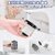 2 in 1 Portable High Power Car Vacuum Cleaner | USB Rechargeable Wireless Handheld Car Vacuum Cleaner Traveling, Camping Reusable,Portable,Rechargeable Vacuum (2 in 1 Vacuum)
