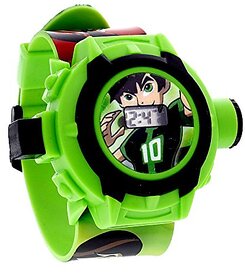 Digital 24 Images Projector 7 Character Watch for Kids Boys Rubber Material Watch Best Birthday Gift for Kids