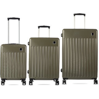                       Timus Neolite  Premium Polycarbonate 58cm, 68cm,78cm Trolley Suitcase Combo Set of -3                                              