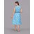 Parnavi Women A-Line Blue Dress