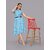 Parnavi Women A-Line Blue Dress