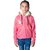 Girl's Pink Zipper Jacket - Stylish  Warm