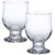 Roxx Small Clear Brandy Snifter Set of 6(240 ml) Crystal Whiskey Cognac Glass, Good for Wedding Bar Party Home Cocktail