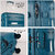 Timus Sunlite Hard Luggage 58cm 68cm Hard Luggage Trolley Bags Combo Set 2 Travel - Teal Blue