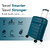 Timus Sunlite Hard Luggage 58cm 68cm Hard Luggage Trolley Bags Combo Set 2 Travel - Teal Blue