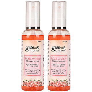 Globus Naturals Rose Toner 100 ml Set of 2