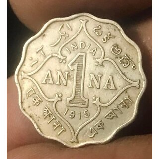                       one anna 1915 unc condition                                              