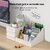 Cosmetic Organizer Box Drawers Storage Plastic Stationary Box Make Up Organiser For Women