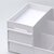 Cosmetic Organizer Box Drawers Storage Plastic Stationary Box Make Up Organiser For Women