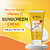 Globus Naturals Vitamin C Sunscreen Cream with Goodness of Coconut  Papaya For Sun Protection All Skin Types 100gm Set of 2