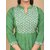 (Combo of 2) Parnavi Women Printed Viscose Rayon Straight Kurta (Beige) and Parnavi Casual Regular Sleeves Embroidered Women Green Top