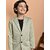 PrintCultr Boys Solid Single Breasted Party Blazer (Grey)