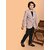 PrintCultr Boys Solid Single Breasted Party Blazer (Purple)