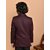 PrintCultr Boys Solid Single Breasted Party Blazer (Maroon)