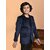 PrintCultr Boys Solid Single Breasted Party Blazer (Dark Blue)