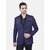 PrintCultr Solid Single Breasted Festive & Wedding Men Blazer (Blue)