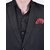 PrintCultr Solid Single Breasted Festive & Wedding Men Blazer (Black)