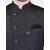 PrintCultr Men Solid Mandarin Casual, Festive & Wedding, Party Blazer (Black)