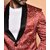 PrintCultr PrintCultr Men Printed Single Breasted Casual Blazer (Maroon)