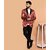 PrintCultr PrintCultr Men Printed Single Breasted Casual Blazer (Maroon)